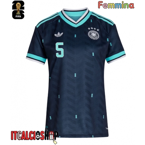 Germania Aleksandar Pavlovic #5 Seconda Maglia Femmina Mondiali 2026 Manica Corta